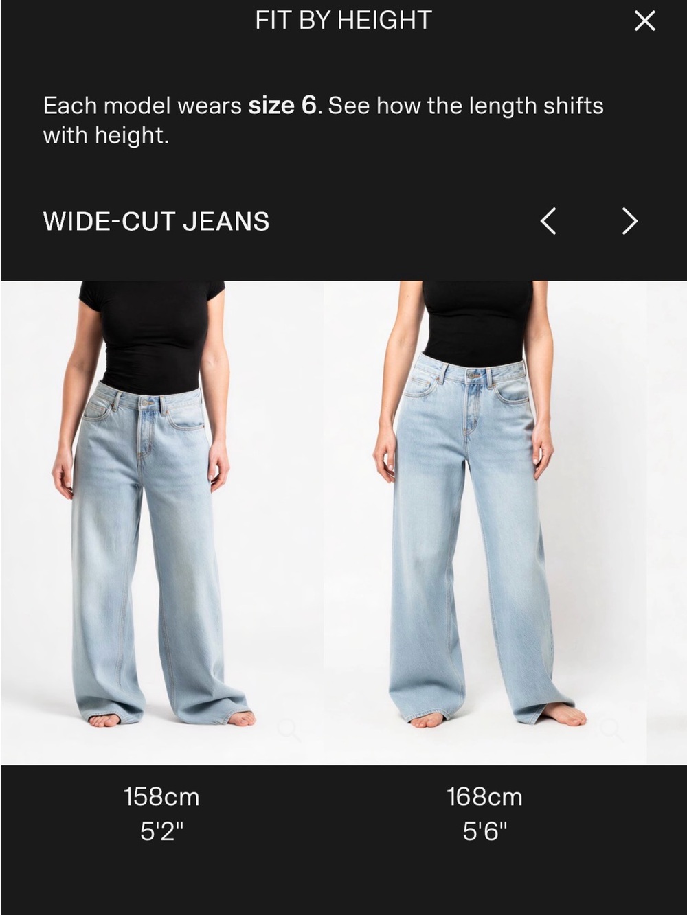 H&M Wide-Cut jeans regular rise - Picture 7 of 9